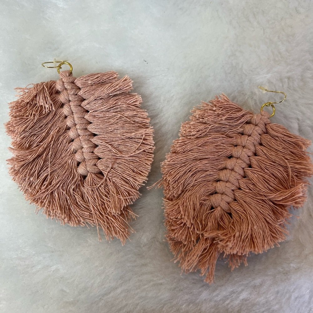 Boho Macrame Earrings